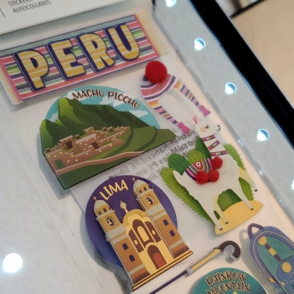 RECOLLECTIONS PERU STICKERS